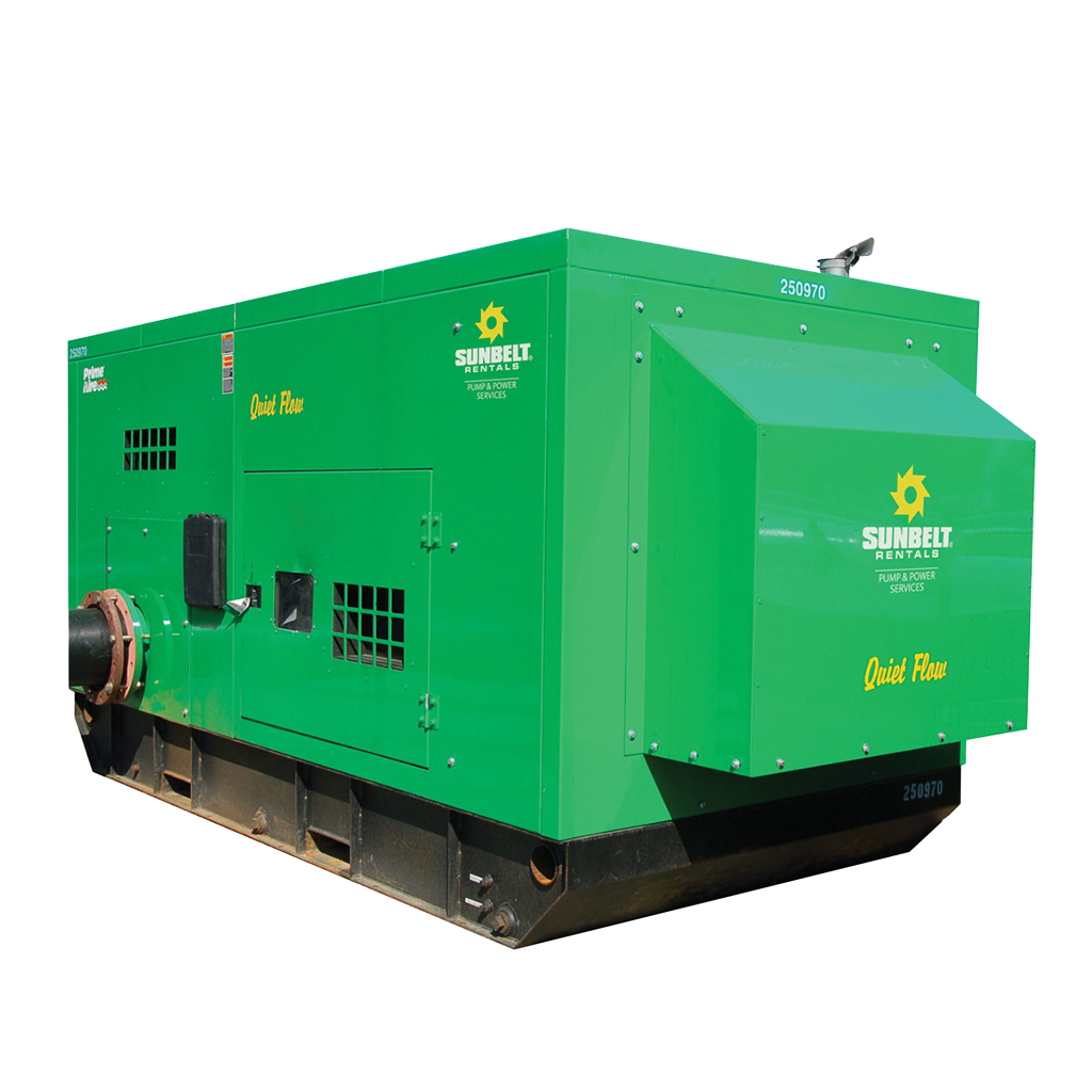 12-Inch Diesel Hi-Volume Silent Pump