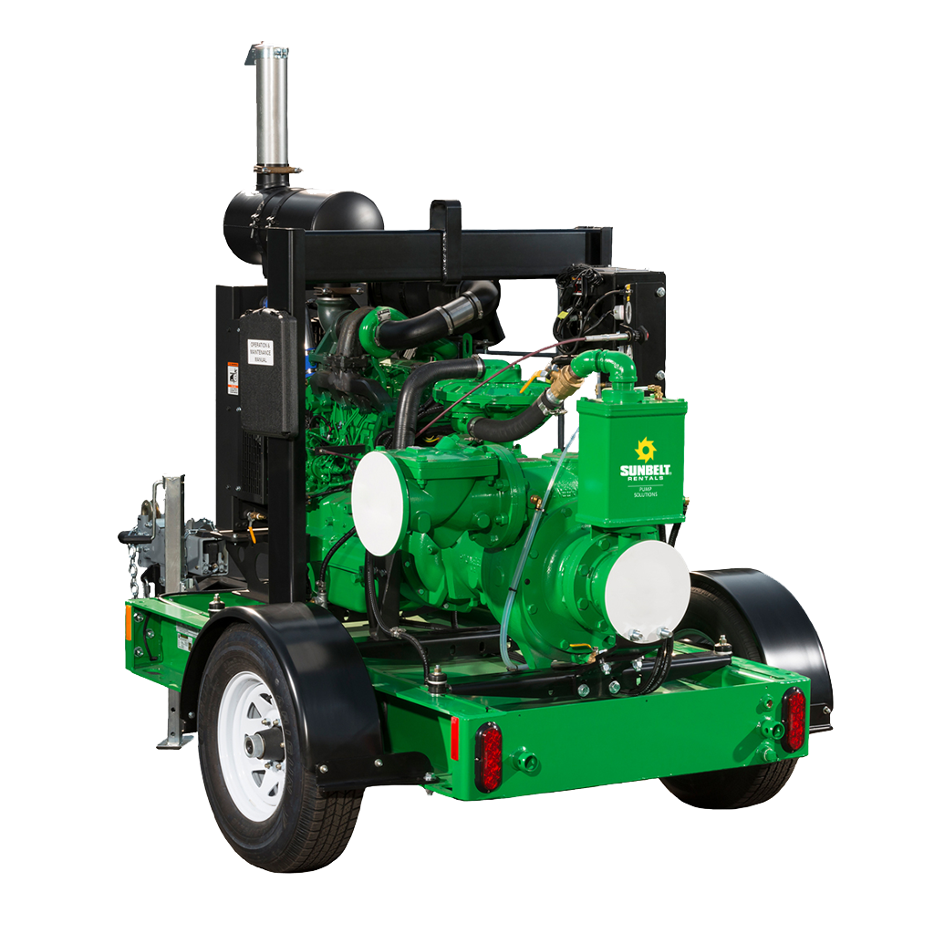 Diesel-Powered 6-Inch x 4-Inch High Head Pump