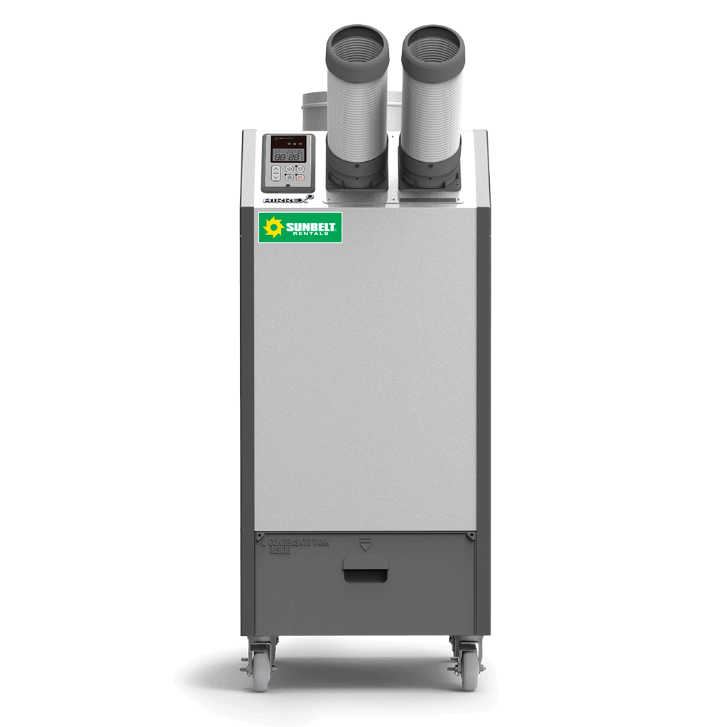 Electric 1.5-Ton Portable Air Conditioner and Dehumidifier.