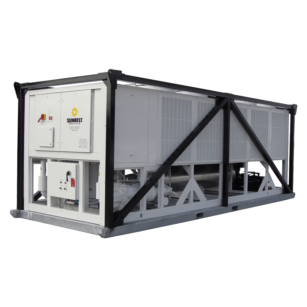 Trailer-Mounted Air-Cooled Chiller.