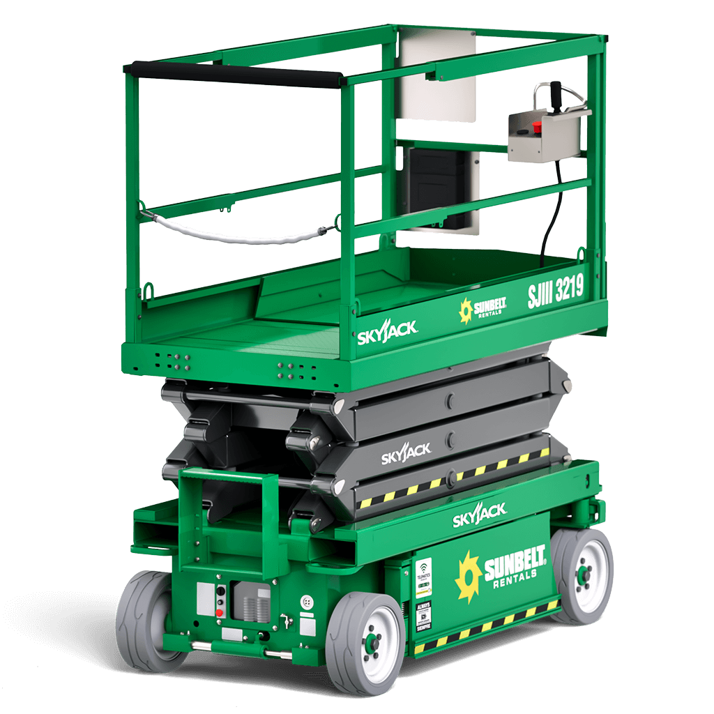19' Electric Scissor Lift w/ Leak Containment System.